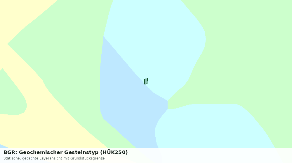 Statische Kartenansicht: BGR: Geochemischer Gesteinstyp (HÜK250)