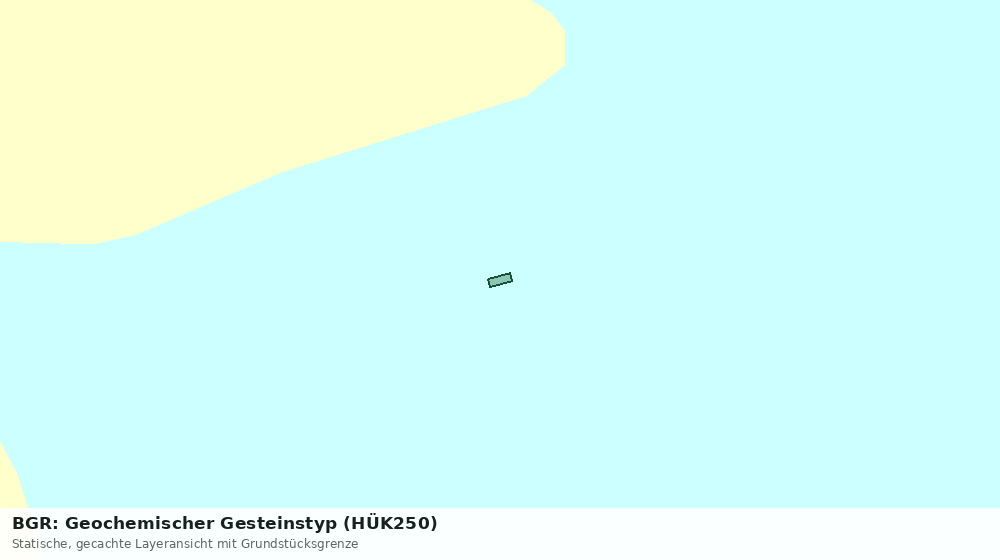Statische Kartenansicht: BGR: Geochemischer Gesteinstyp (HÜK250)