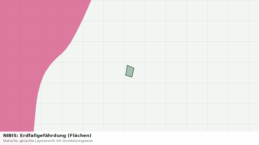 Statische Kartenansicht: NIBIS: Erdfallgefährdung (Flächen)