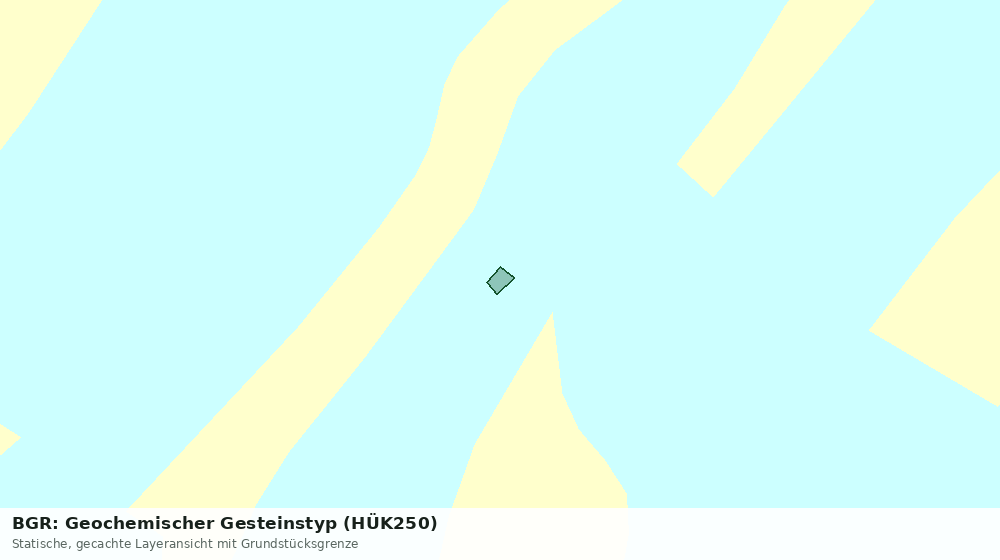 Statische Kartenansicht: BGR: Geochemischer Gesteinstyp (HÜK250)