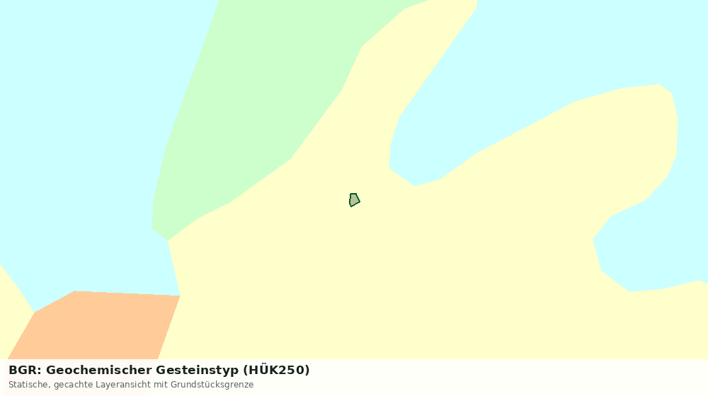 Statische Kartenansicht: BGR: Geochemischer Gesteinstyp (HÜK250)