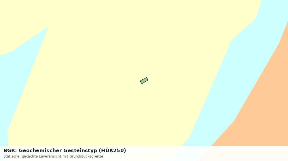 Statische Kartenansicht: BGR: Geochemischer Gesteinstyp (HÜK250)