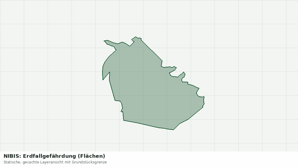 Statische Kartenansicht: NIBIS: Erdfallgefährdung (Flächen)