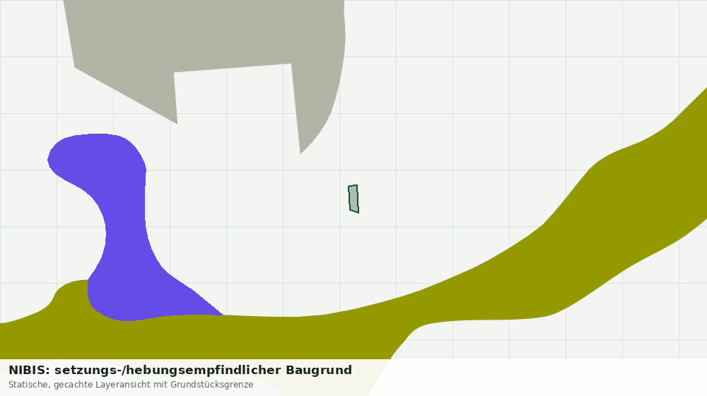 Statische Kartenansicht: NIBIS: setzungs-/hebungsempfindlicher Baugrund