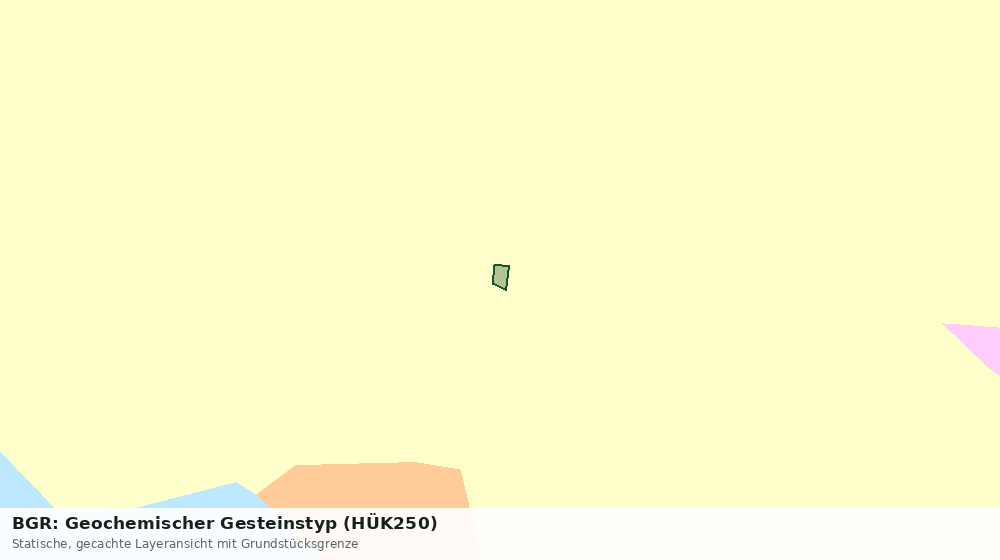 Statische Kartenansicht: BGR: Geochemischer Gesteinstyp (HÜK250)