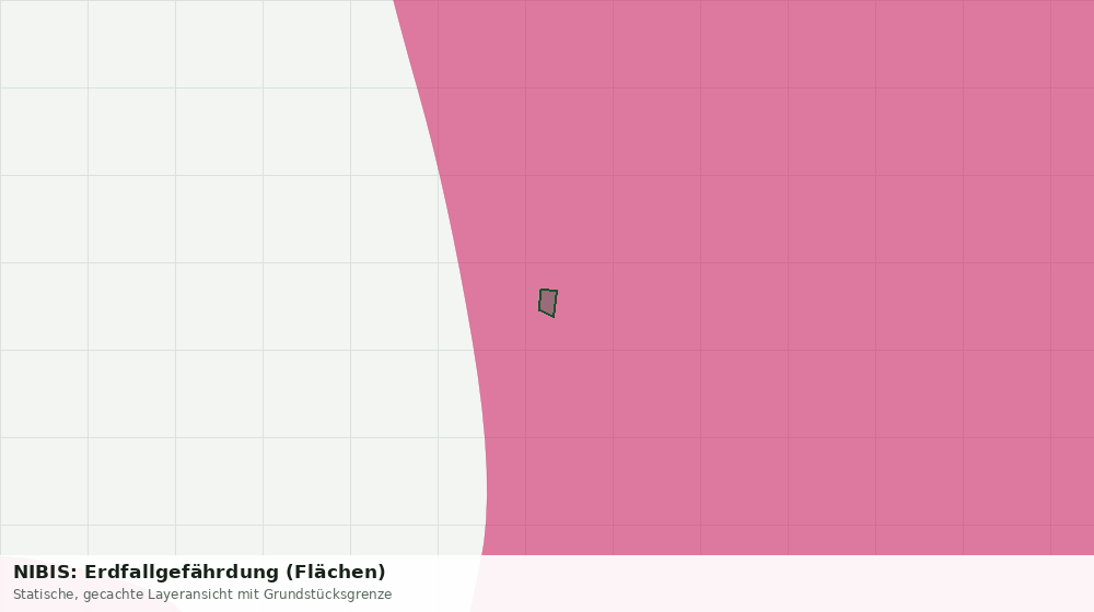 Statische Kartenansicht: NIBIS: Erdfallgefährdung (Flächen)