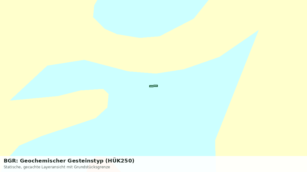 Statische Kartenansicht: BGR: Geochemischer Gesteinstyp (HÜK250)