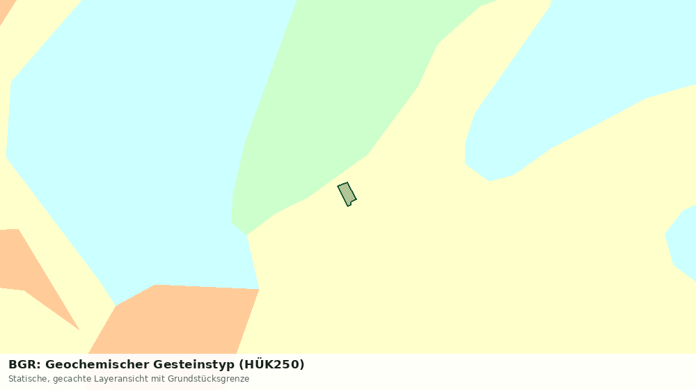 Statische Kartenansicht: BGR: Geochemischer Gesteinstyp (HÜK250)