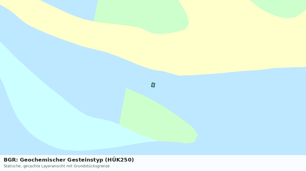Statische Kartenansicht: BGR: Geochemischer Gesteinstyp (HÜK250)