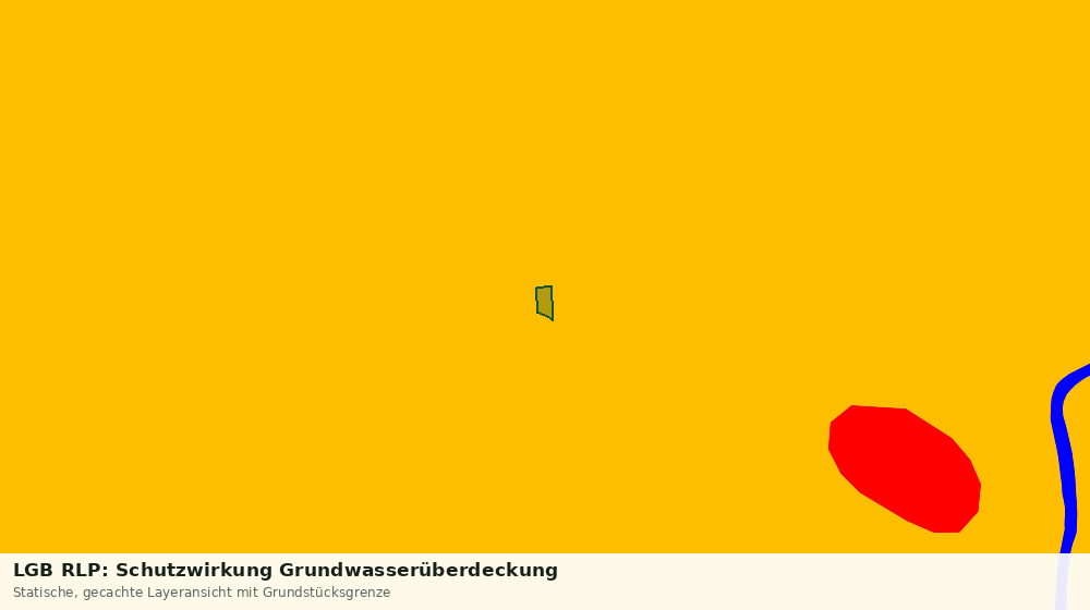Statische Kartenansicht: LGB RLP: Schutzwirkung Grundwasserüberdeckung