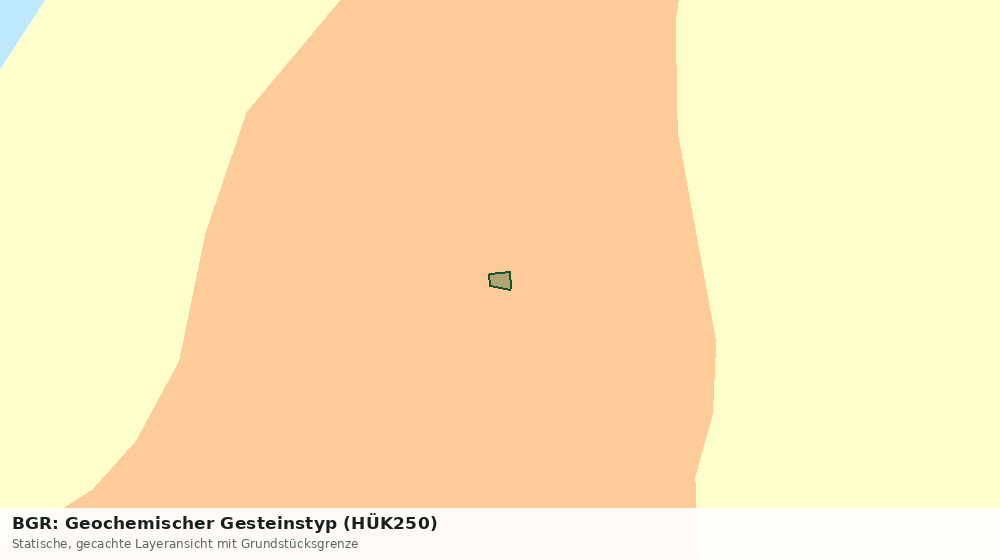 Statische Kartenansicht: BGR: Geochemischer Gesteinstyp (HÜK250)