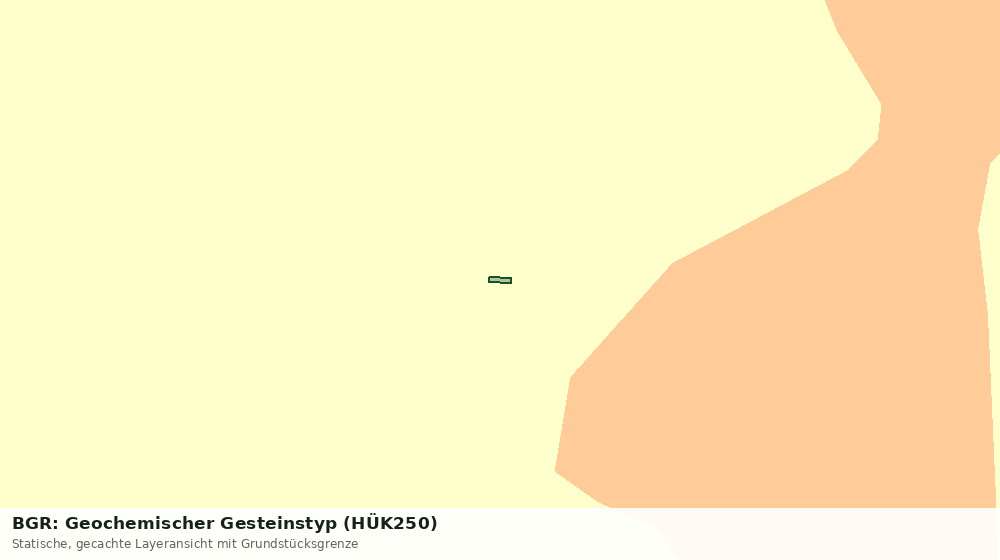 Statische Kartenansicht: BGR: Geochemischer Gesteinstyp (HÜK250)