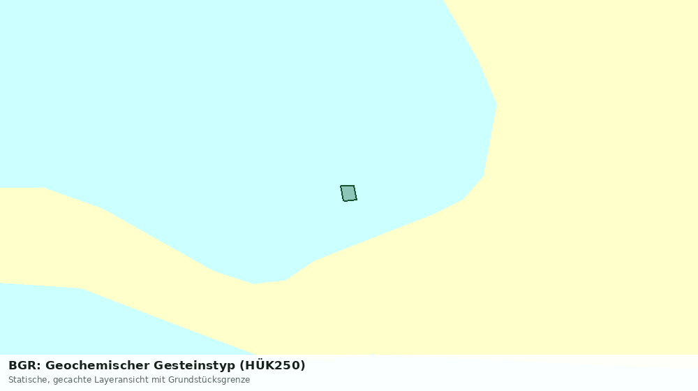 Statische Kartenansicht: BGR: Geochemischer Gesteinstyp (HÜK250)