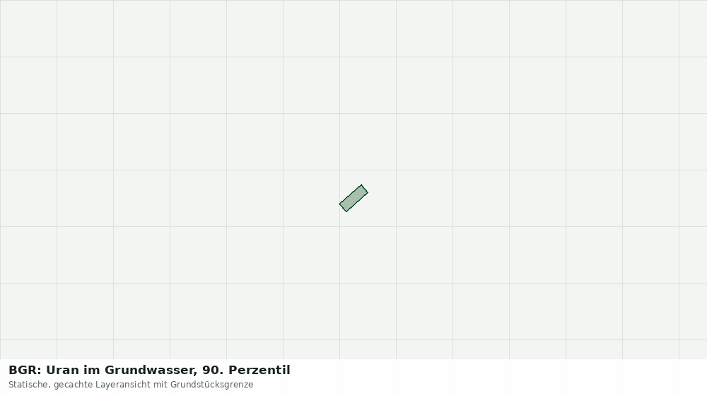 Statische Kartenansicht: BGR: Uran im Grundwasser, 90. Perzentil