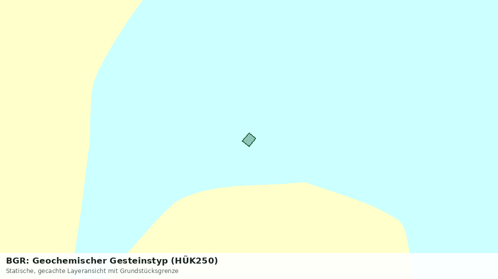Statische Kartenansicht: BGR: Geochemischer Gesteinstyp (HÜK250)