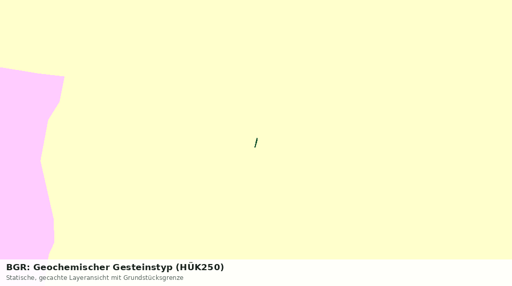 Statische Kartenansicht: BGR: Geochemischer Gesteinstyp (HÜK250)