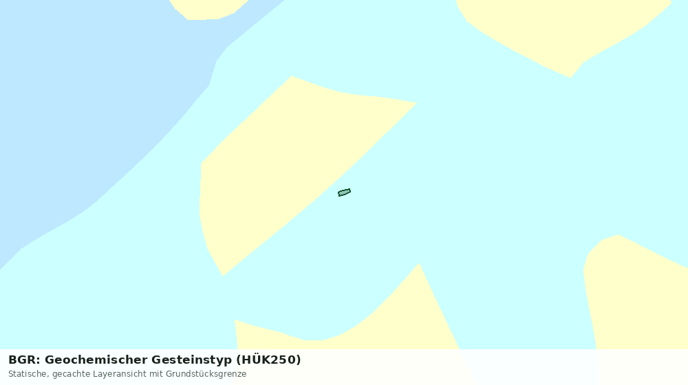 Statische Kartenansicht: BGR: Geochemischer Gesteinstyp (HÜK250)