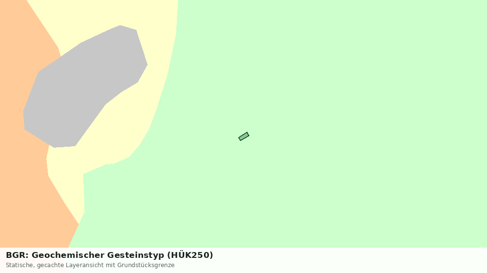 Statische Kartenansicht: BGR: Geochemischer Gesteinstyp (HÜK250)