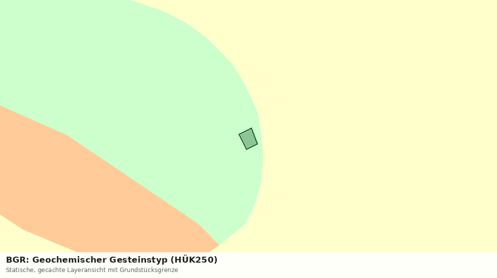 Statische Kartenansicht: BGR: Geochemischer Gesteinstyp (HÜK250)
