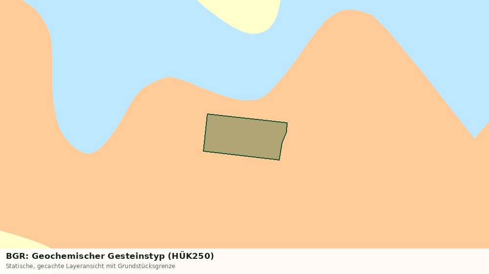 Statische Kartenansicht: BGR: Geochemischer Gesteinstyp (HÜK250)