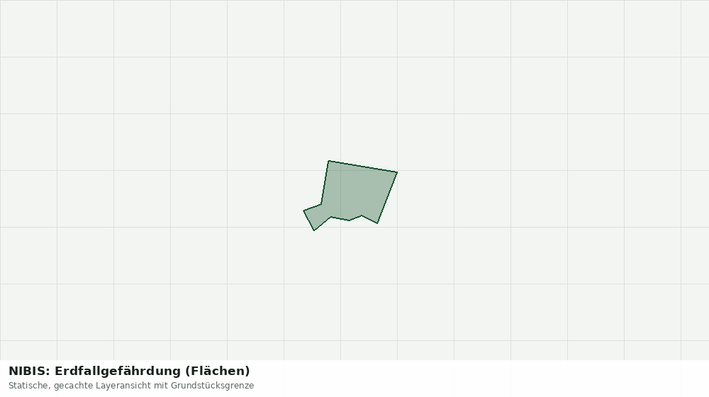 Statische Kartenansicht: NIBIS: Erdfallgefährdung (Flächen)