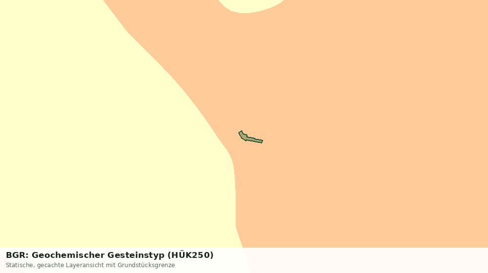 Statische Kartenansicht: BGR: Geochemischer Gesteinstyp (HÜK250)
