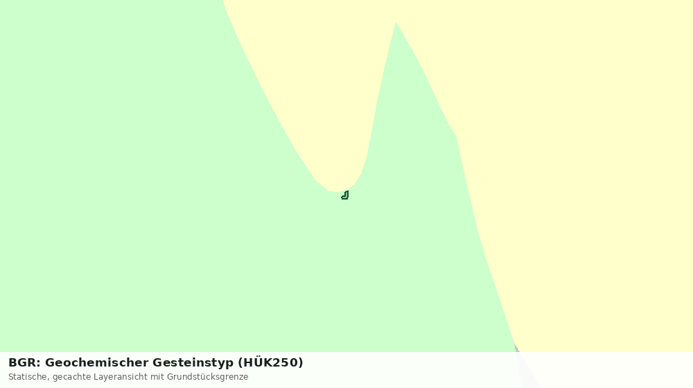 Statische Kartenansicht: BGR: Geochemischer Gesteinstyp (HÜK250)