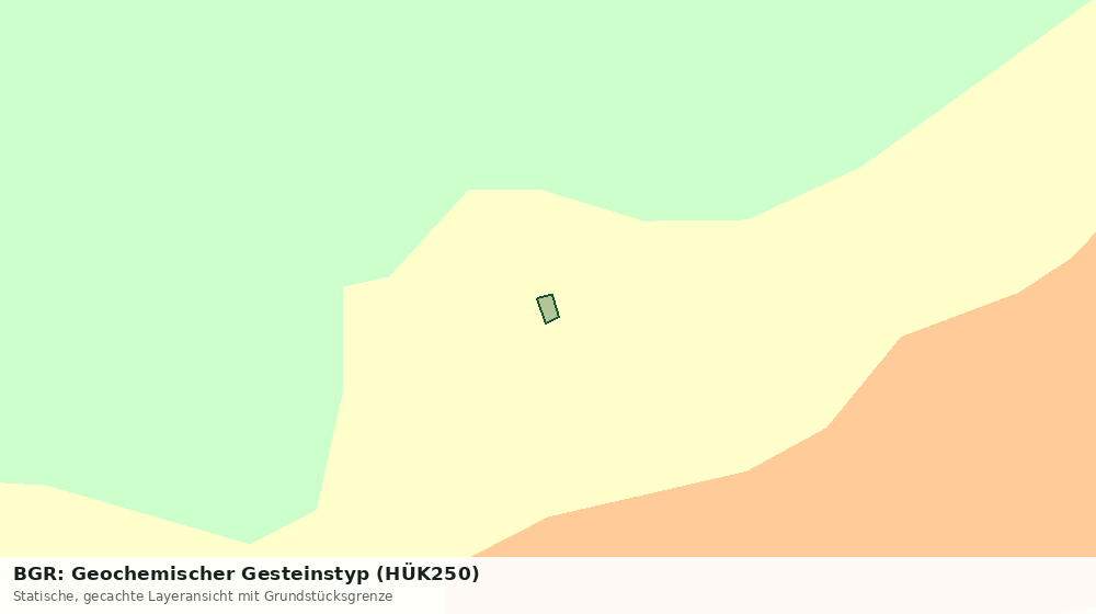 Statische Kartenansicht: BGR: Geochemischer Gesteinstyp (HÜK250)