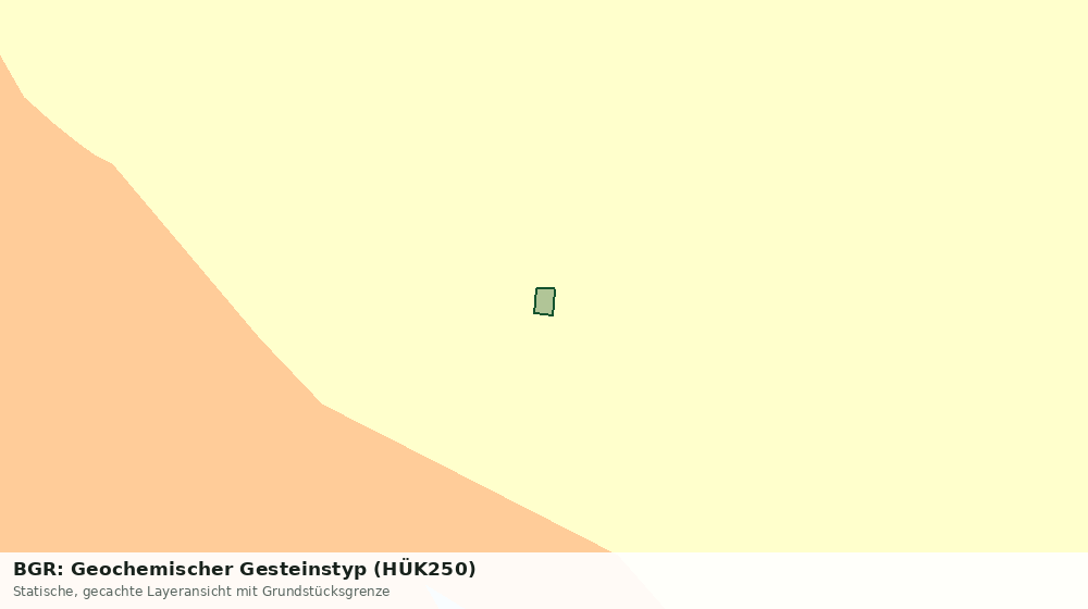 Statische Kartenansicht: BGR: Geochemischer Gesteinstyp (HÜK250)