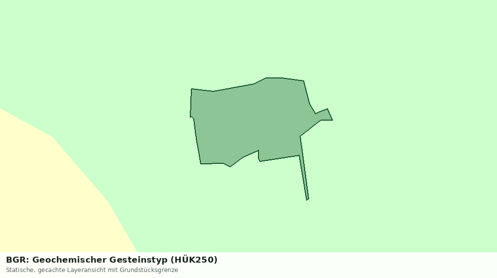 Statische Kartenansicht: BGR: Geochemischer Gesteinstyp (HÜK250)