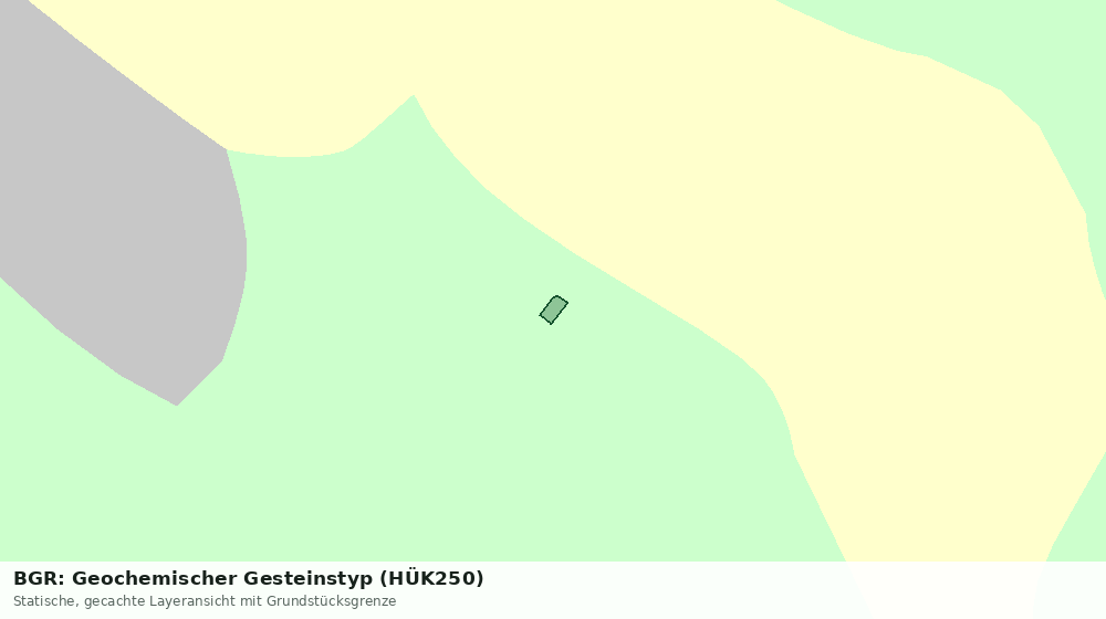Statische Kartenansicht: BGR: Geochemischer Gesteinstyp (HÜK250)