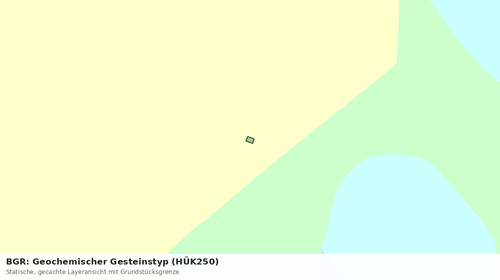 Statische Kartenansicht: BGR: Geochemischer Gesteinstyp (HÜK250)