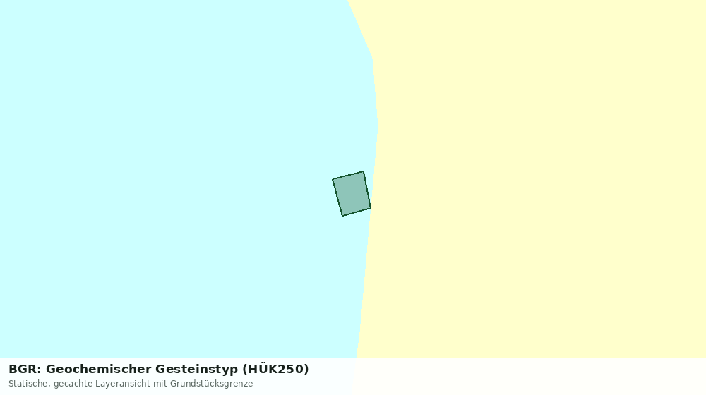 Statische Kartenansicht: BGR: Geochemischer Gesteinstyp (HÜK250)