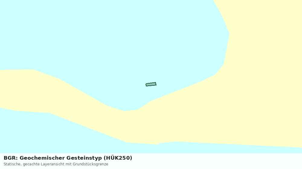 Statische Kartenansicht: BGR: Geochemischer Gesteinstyp (HÜK250)