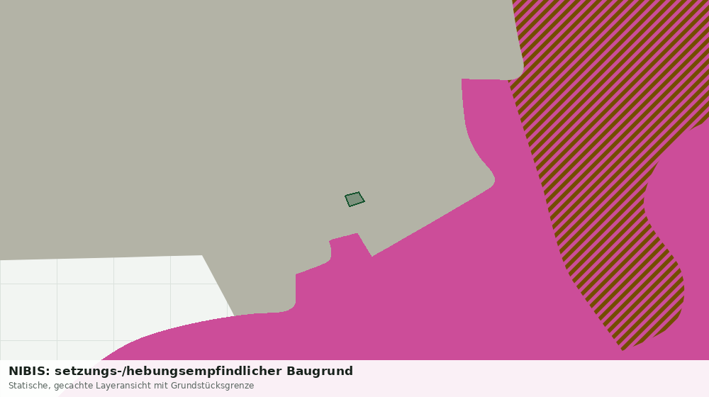 Statische Kartenansicht: NIBIS: setzungs-/hebungsempfindlicher Baugrund