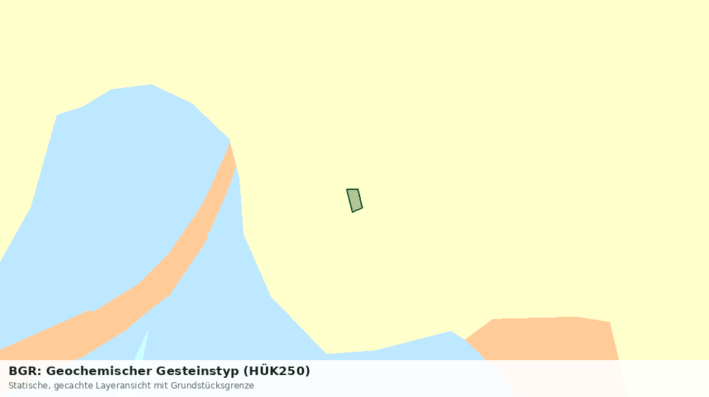 Statische Kartenansicht: BGR: Geochemischer Gesteinstyp (HÜK250)