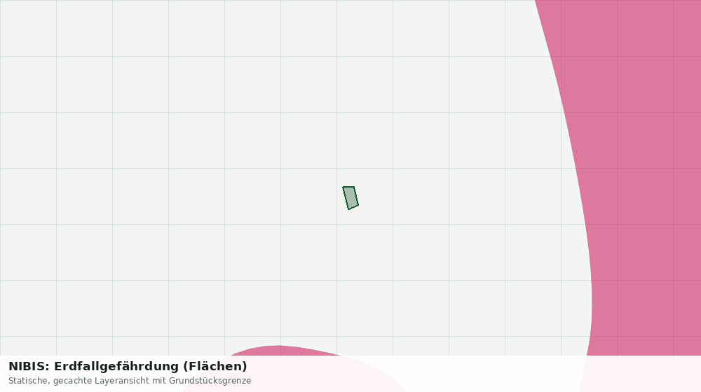 Statische Kartenansicht: NIBIS: Erdfallgefährdung (Flächen)