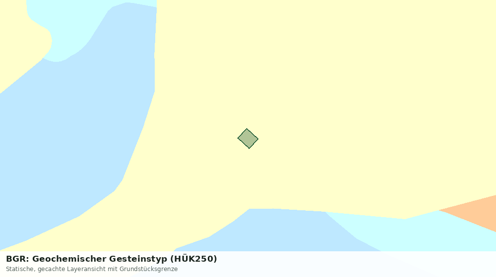 Statische Kartenansicht: BGR: Geochemischer Gesteinstyp (HÜK250)