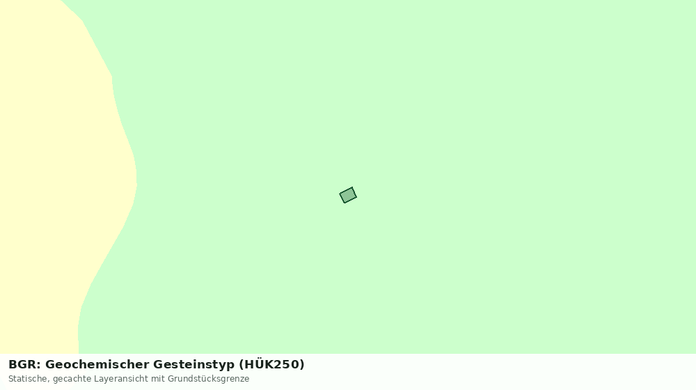 Statische Kartenansicht: BGR: Geochemischer Gesteinstyp (HÜK250)