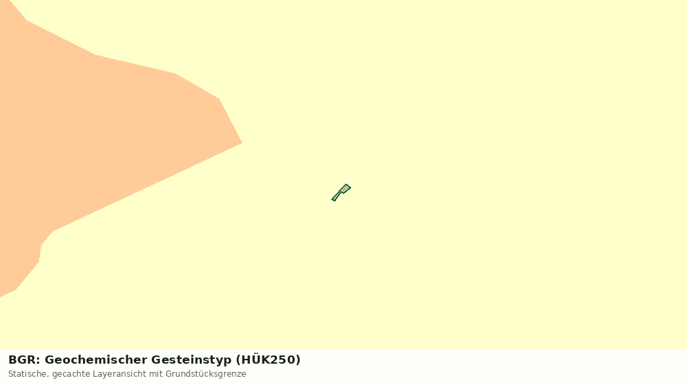 Statische Kartenansicht: BGR: Geochemischer Gesteinstyp (HÜK250)