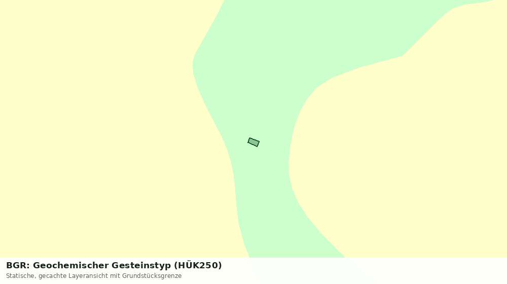 Statische Kartenansicht: BGR: Geochemischer Gesteinstyp (HÜK250)