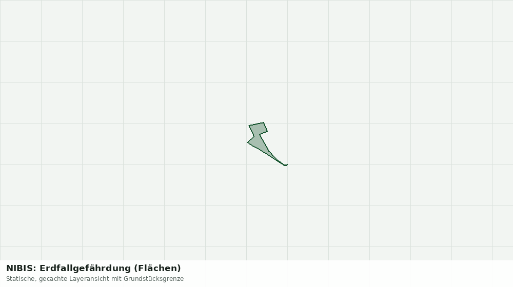 Statische Kartenansicht: NIBIS: Erdfallgefährdung (Flächen)