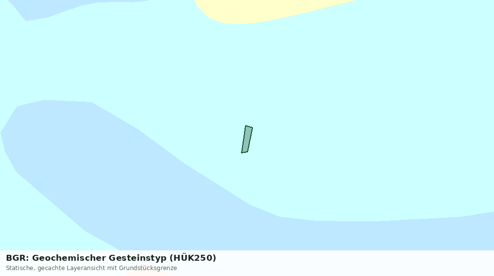 Statische Kartenansicht: BGR: Geochemischer Gesteinstyp (HÜK250)