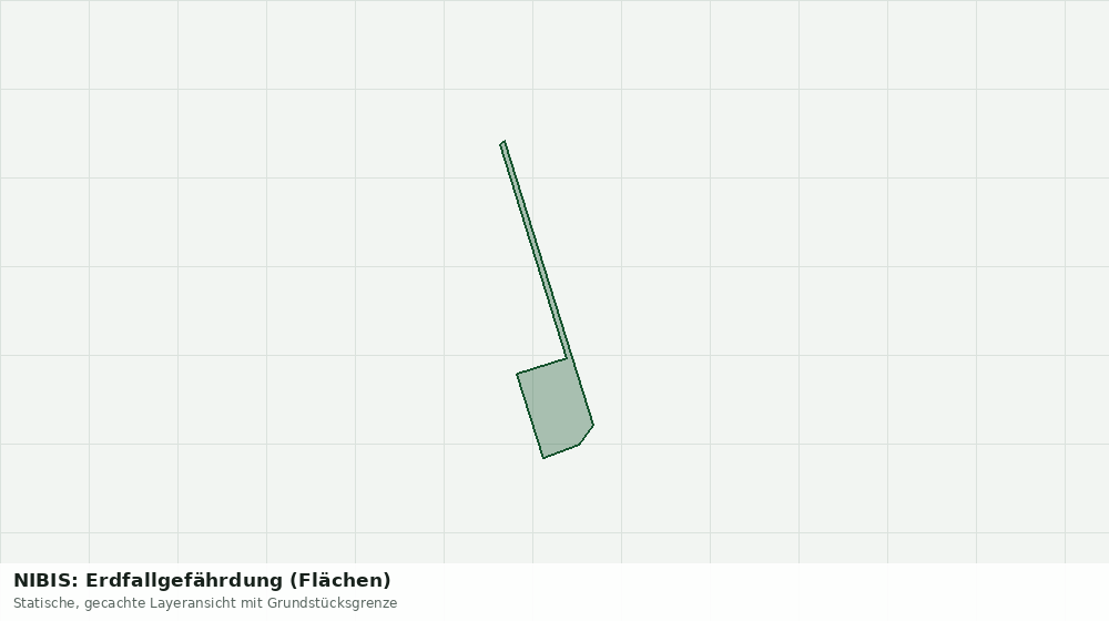 Statische Kartenansicht: NIBIS: Erdfallgefährdung (Flächen)
