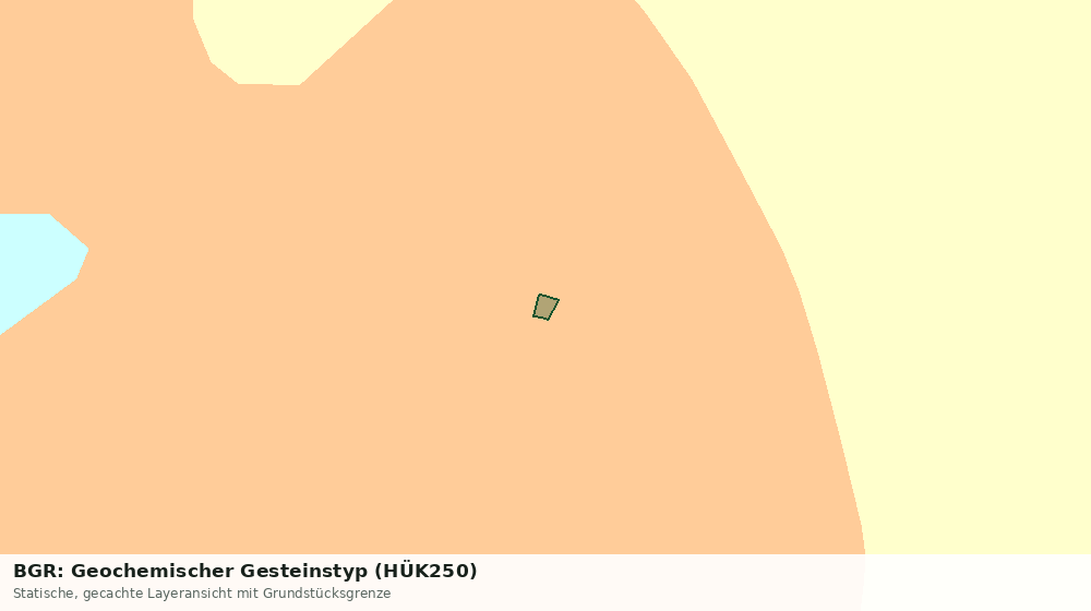Statische Kartenansicht: BGR: Geochemischer Gesteinstyp (HÜK250)