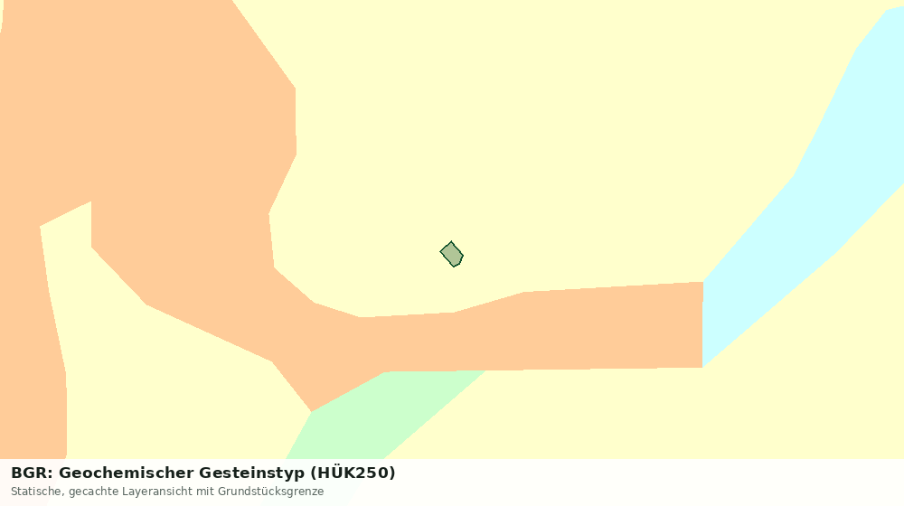 Statische Kartenansicht: BGR: Geochemischer Gesteinstyp (HÜK250)