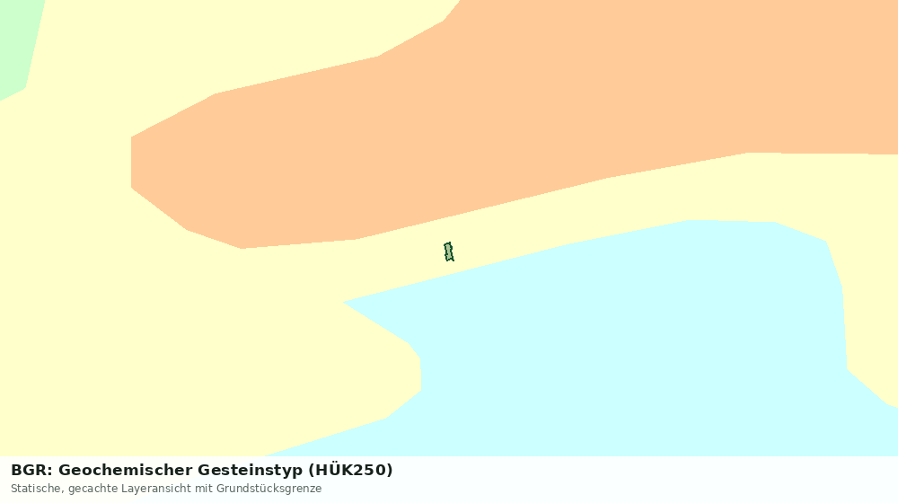Statische Kartenansicht: BGR: Geochemischer Gesteinstyp (HÜK250)