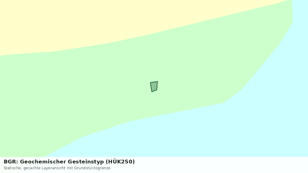 Statische Kartenansicht: BGR: Geochemischer Gesteinstyp (HÜK250)