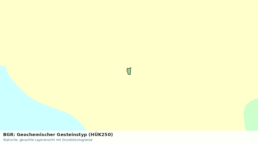Statische Kartenansicht: BGR: Geochemischer Gesteinstyp (HÜK250)