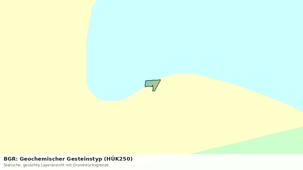 Statische Kartenansicht: BGR: Geochemischer Gesteinstyp (HÜK250)